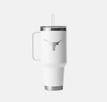 YETI- UT Texas 42oz Straw Mug in White